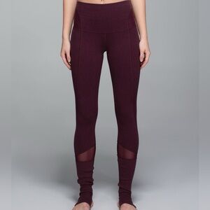 Lululemon High Waisted Devi Stirrup Yoga Pants